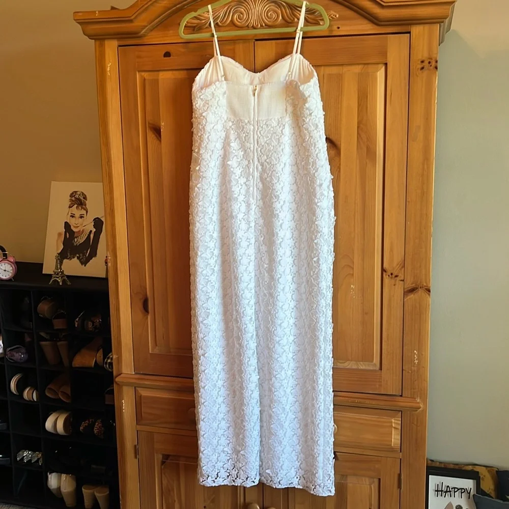 NWT Lilly Pulitzer Gillian Lace Maxi Butterfly Slip Dress - Picture 7 of 16